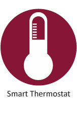 Smart thermo stat icon