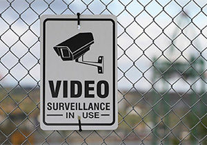 Video surveillance sign